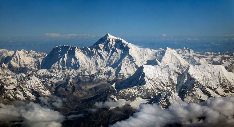 Mount Everest from the air